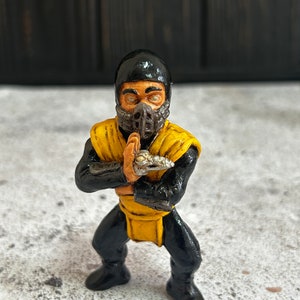 Mortal Kombat, Scorpion,  Slasher, Horror, Halloween, Art Toy,  Figure