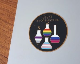 LGBTQ+ STEM Sticker