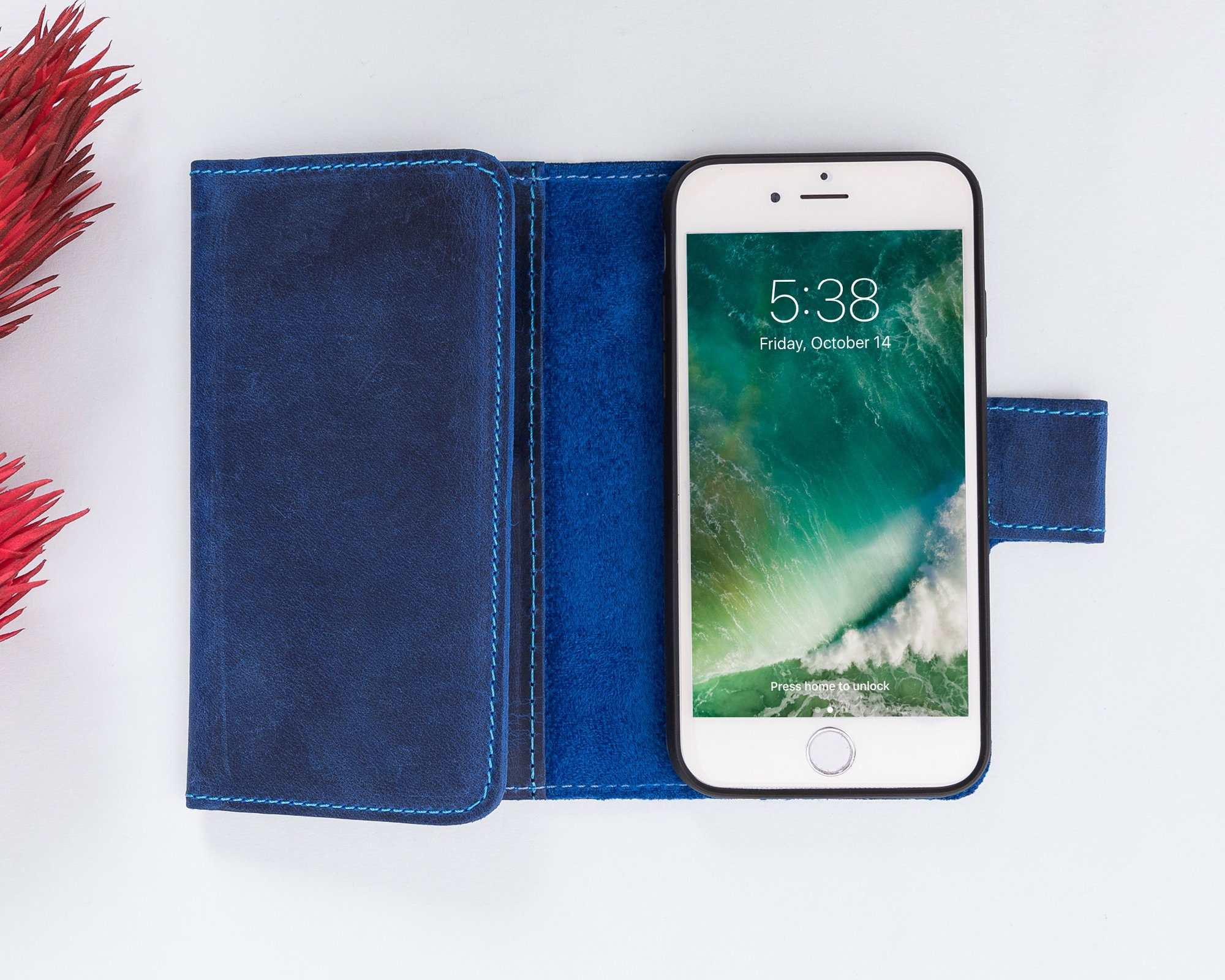 Iphone SE 2022 Wallet Iphone SE 2020 Case Iphone 8 Trifold Etsy