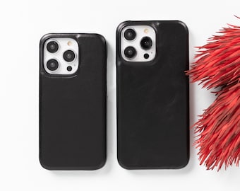 Full Grain Leather iPhone Case: Personalized iPhone 13, 14, 15