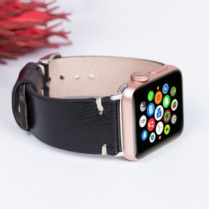 Apple Watch 49mm / 46mm / 45mm / 41mm / 44mm / 40mm / 42mm Lederarmband, iWatch Apple Band, Apple Watch Lederriemen, iWatch Lederarmband