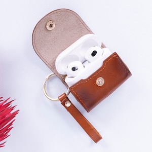 Custodia in pelle per AirPods 4, custodia per AirPods 3, regalo personalizzato, regalo di nozze, regalo di anniversario, regalo di compleanno, regalo per la mamma, regalo per il papà, regalo per il fidanzato
