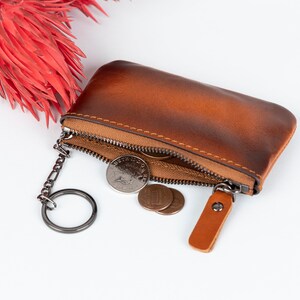 Portafoglio in pelle, porta carte di credito, portafoglio con cerniera, porta biglietti da visita, regalo di anniversario, regalo di nozze, regalo di compleanno, portafoglio regalo da donna
