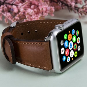 Personalized Band Apple Watch, iWatch Leather Band, Leather iWatch Strap, Apple Watch Band, Apple Watch Strap, Apple Watch Bracelet, Gift