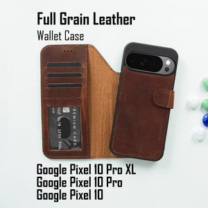 Google Pixel 10 Pro / XL Detachable Wallet Case, Stand Function, Card Slots