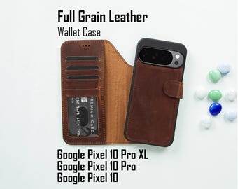 Google Pixel 10 Pro / XL Detachable Wallet Case, Stand Function, Card Slots