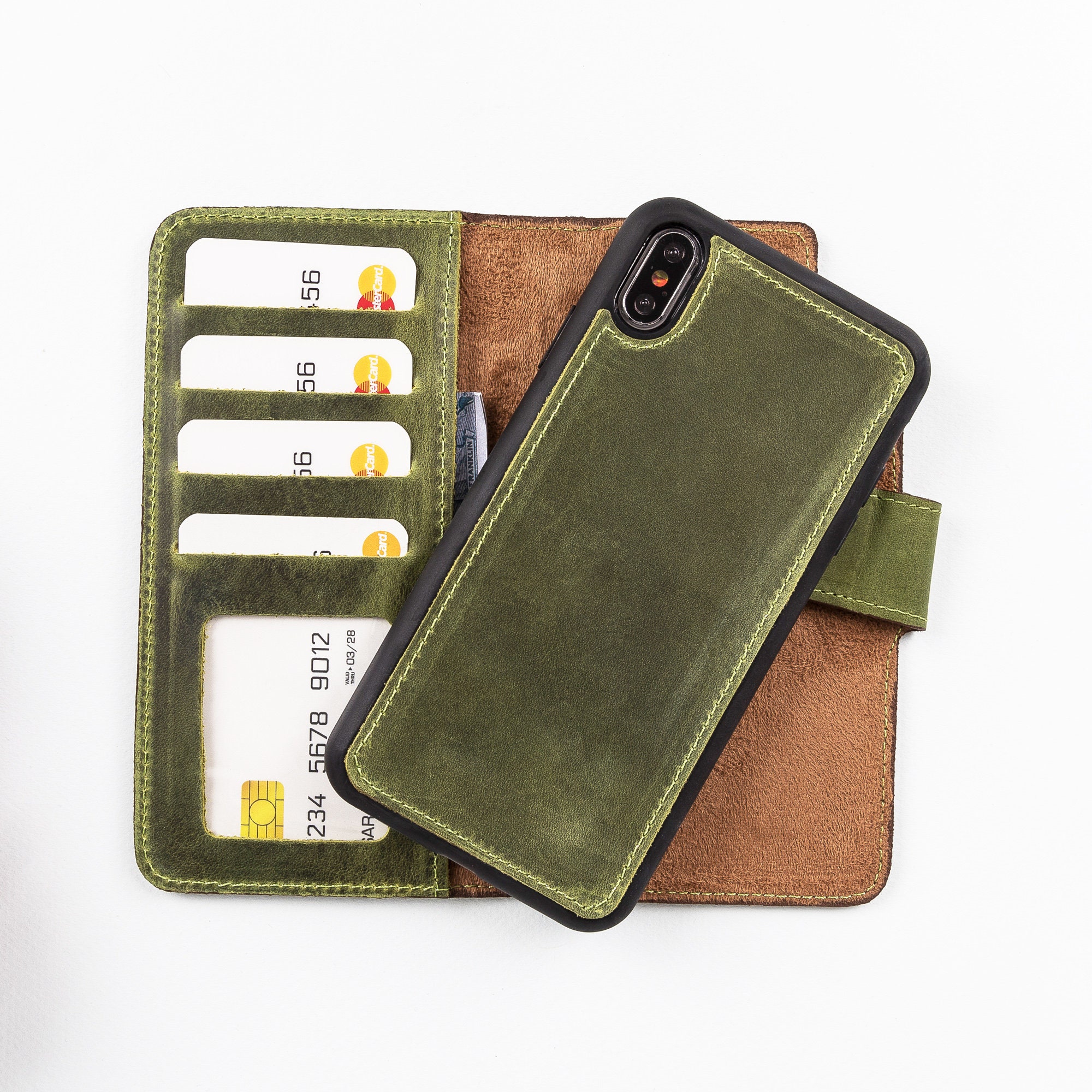 IPhone XS Leather Case iPhone X Wallet Case Best Phone Case Etsy