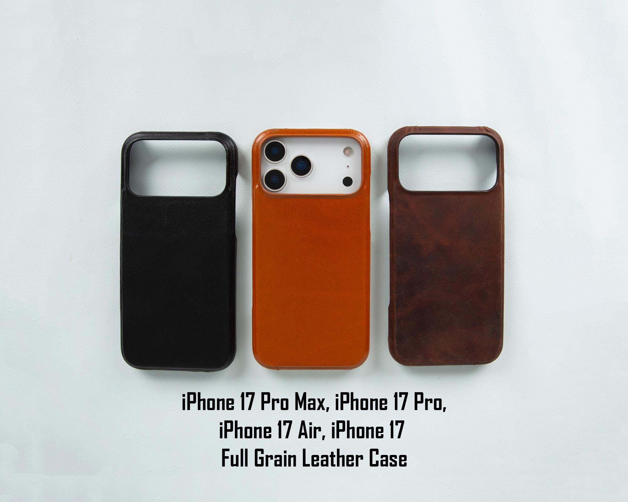 IPhone 17 Pro用スリムレザーケース、MagSafeワイヤレス充電対応