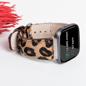 Fitbit Sense 2 Leather Band, Leather Fitbit Versa 4 Strap, Sense Bracelet, Fitbit Versa 3 Customized Band, Birthday Gift, Anniversary Gift