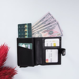 Herren Geldbörse, Lederne Geldbörse, Kreditkartenetui, Individuelle Geldbörse, Handgefertigte Geldbörse, RFID-blockierende Geldbörse, Bifold Geldbörse, Mechanismus Geldbörse