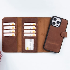 Personnalisez votre coque en cuir pour iPhone 12 Pro, coque pour iPhone 12 Pro Max, étui pour cartes de crédit pour iPhone 12 Mini, coque en cuir pleine fleur véritable pour iPhone 12