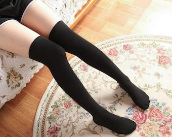 Orange Thigh Highs - Etsy UK