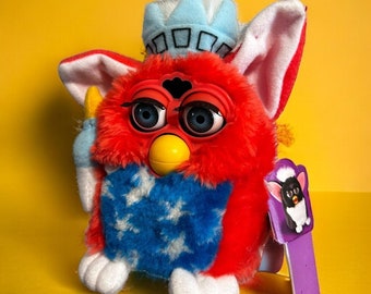 Vintage Statue of Liberty Furby Tiger Electronic Toy