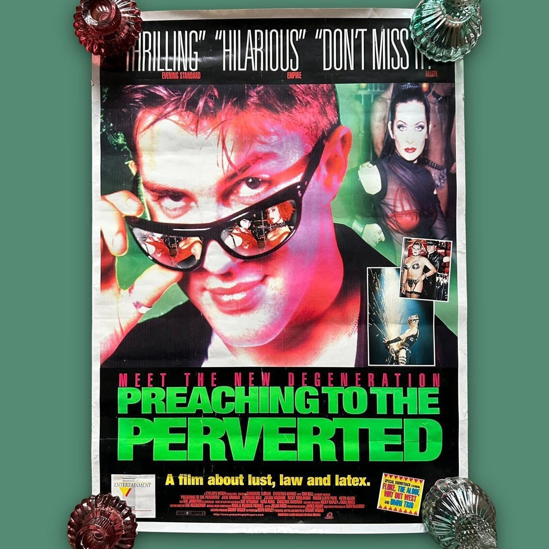 90s Preaching to the Perverted Official Movie Poster Etsy 90s Preaching to the Perverted Official Movie Poster Etsy