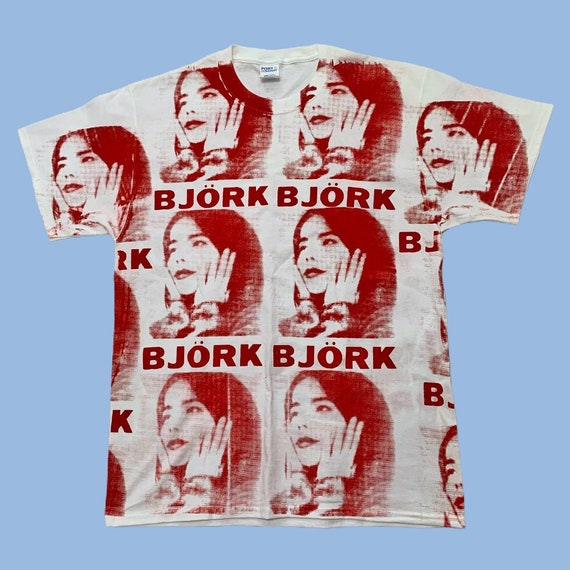 Vintage 90s Björk Sugarcubes All Over Print T Shir