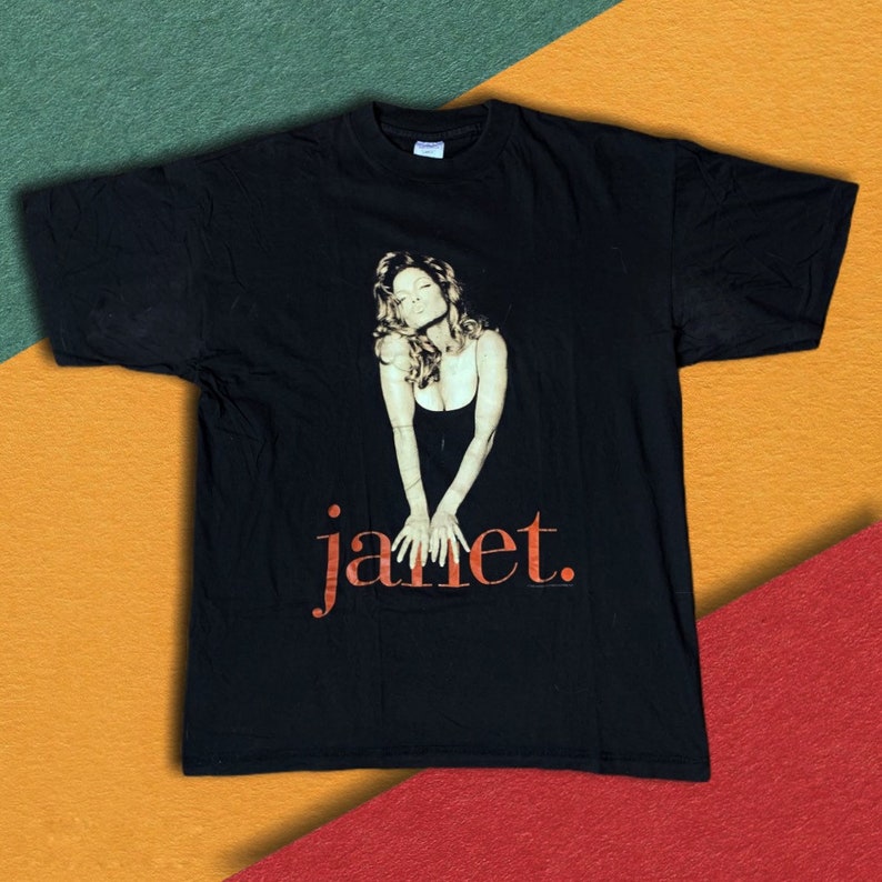 Vintage 1995 Janet Jackson Tour T Shirt