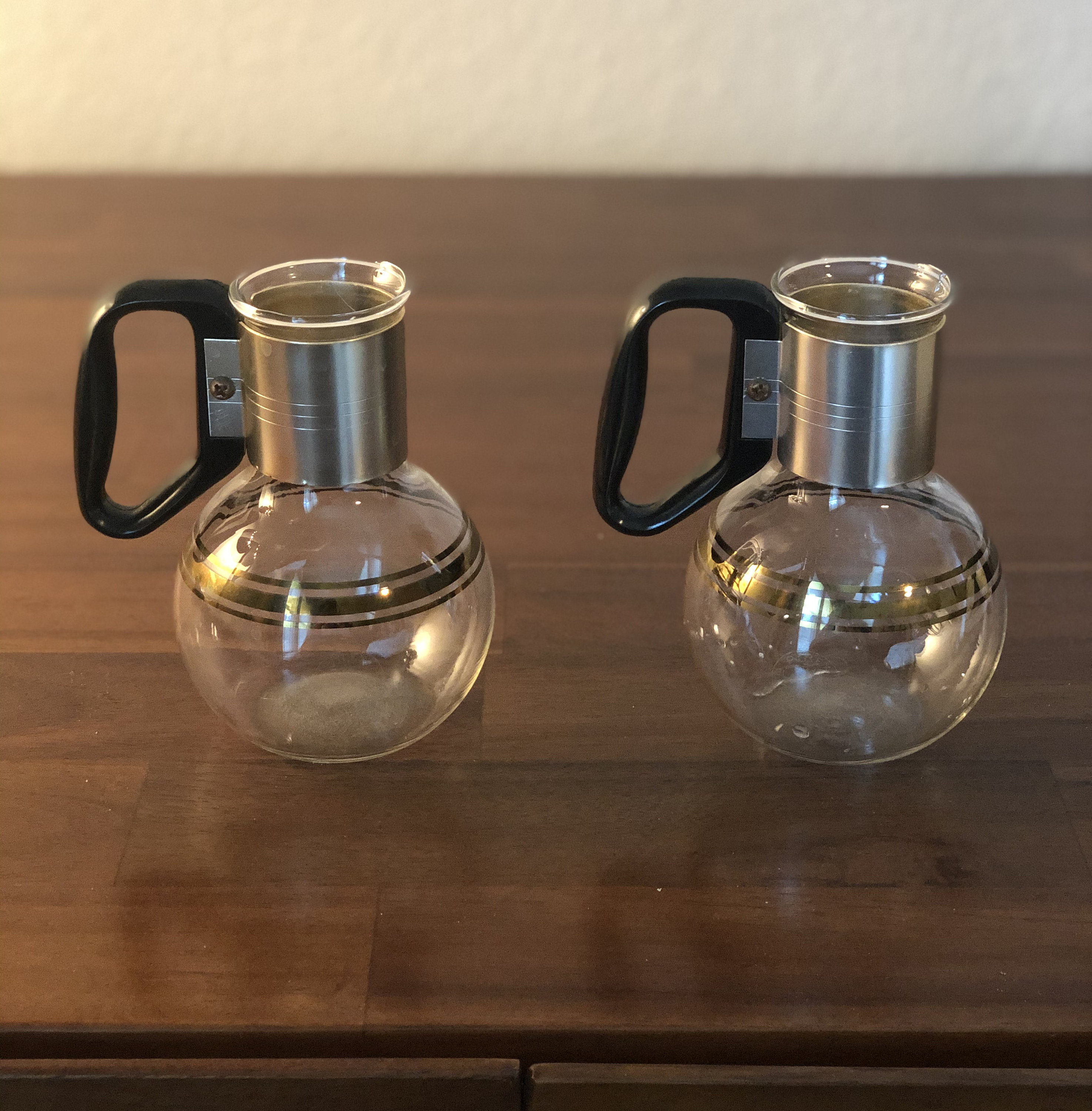 Small Vintage Pyrex Coffee Carafe Set / 1960's Clear and Etsy