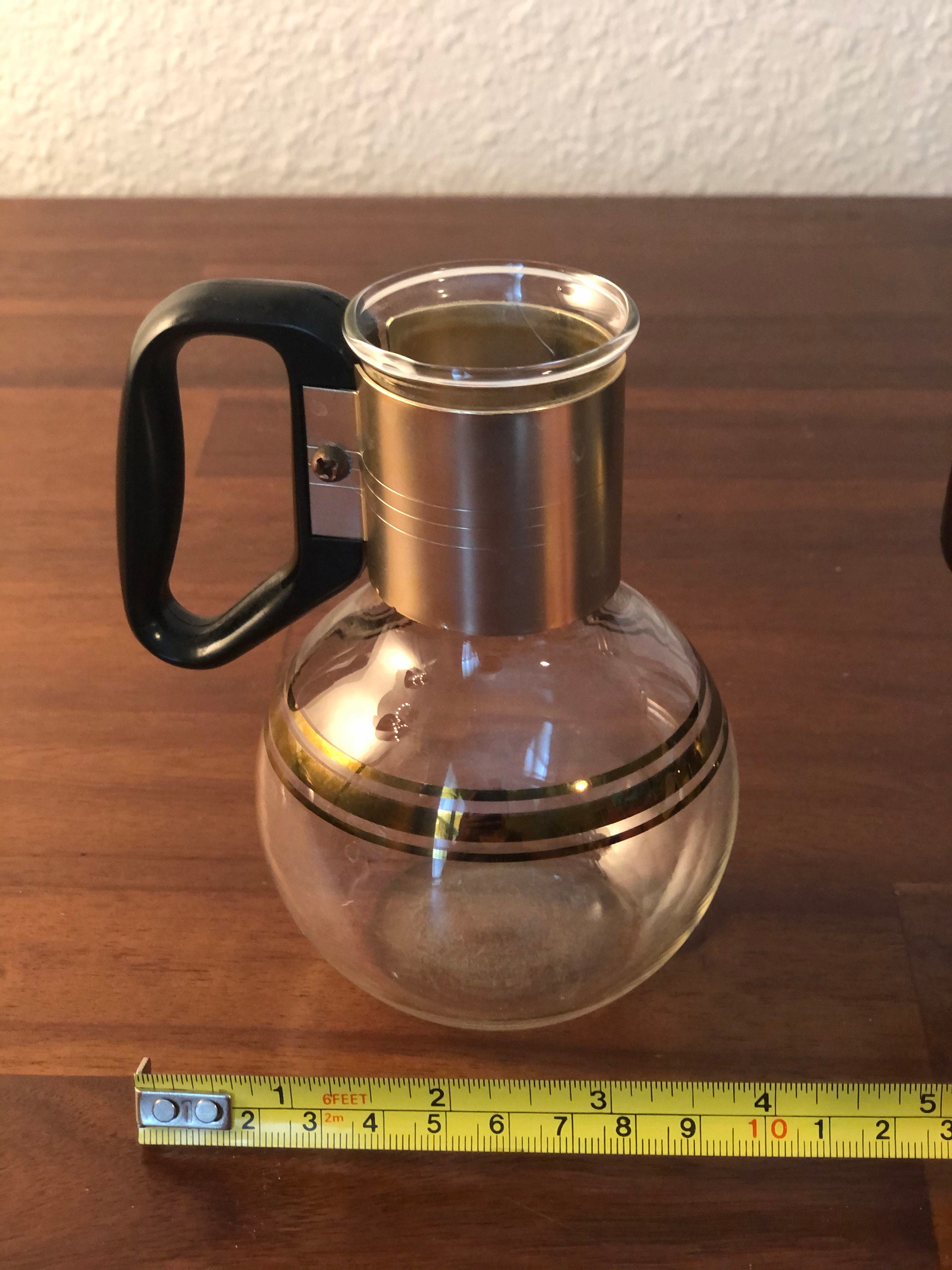 Small Vintage Pyrex Coffee Carafe Set / 1960's Clear and Etsy