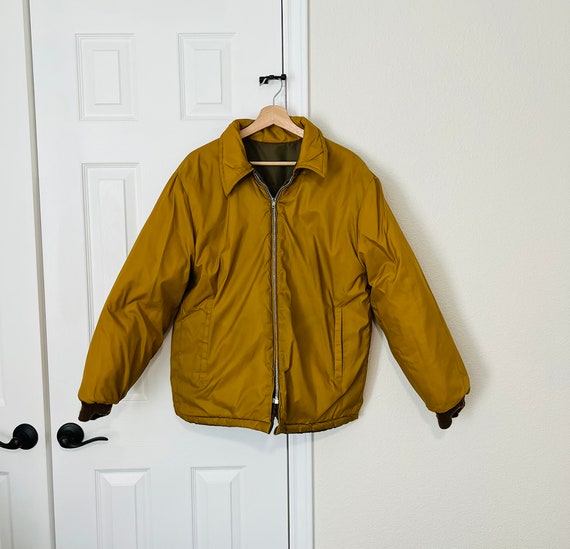 Medium Brown Vintage Workwear Jacket Reversible |… - image 6