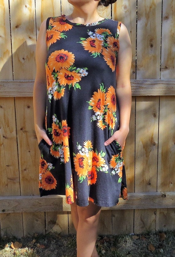 vintage sunflower dress - Gem