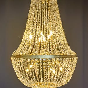 Handmade Crystal Chandelier – Italian Artisan Lighting – Luxury Home Decor – Made in Italy-Chandelier