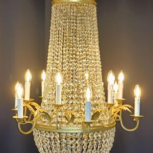 Handmade Crystal Chandelier – Italian Artisan Lighting – Luxury Home Decor – Made in Italy-Chandelier