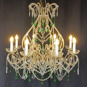 Handmade Crystal Chandelier – Italian Artisan Lighting – Luxury Home Decor – Made in Italy