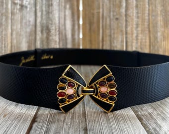 Vintage Judith Leiber Couture Snakeskin Belt. Adjustable. Exquisite JUDITH LEIBER Vintage 1980 main image 4