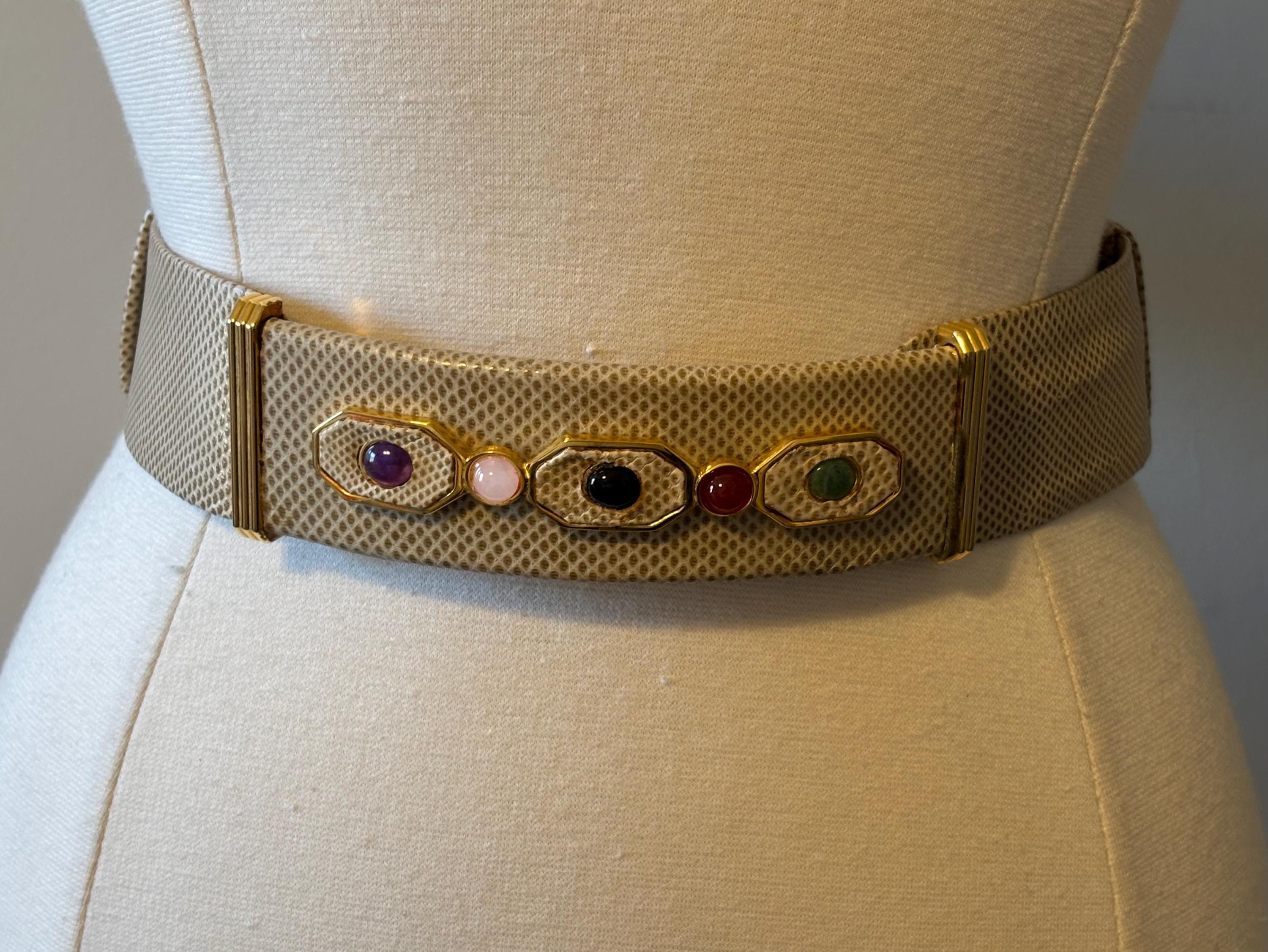 Judith Leiber Snakeskin Belt - Etsy display picture 2