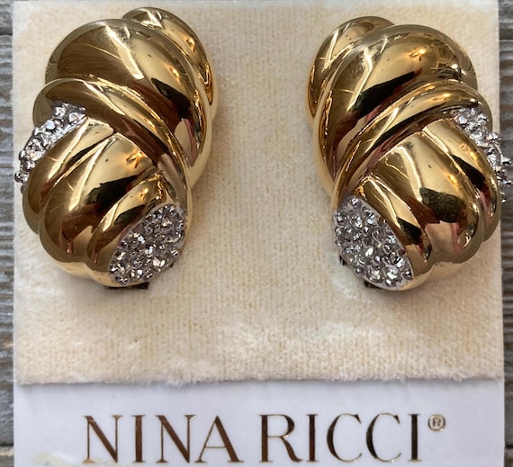 Nina ricci earrings with - Gem Nina ricci earrings with - Gem