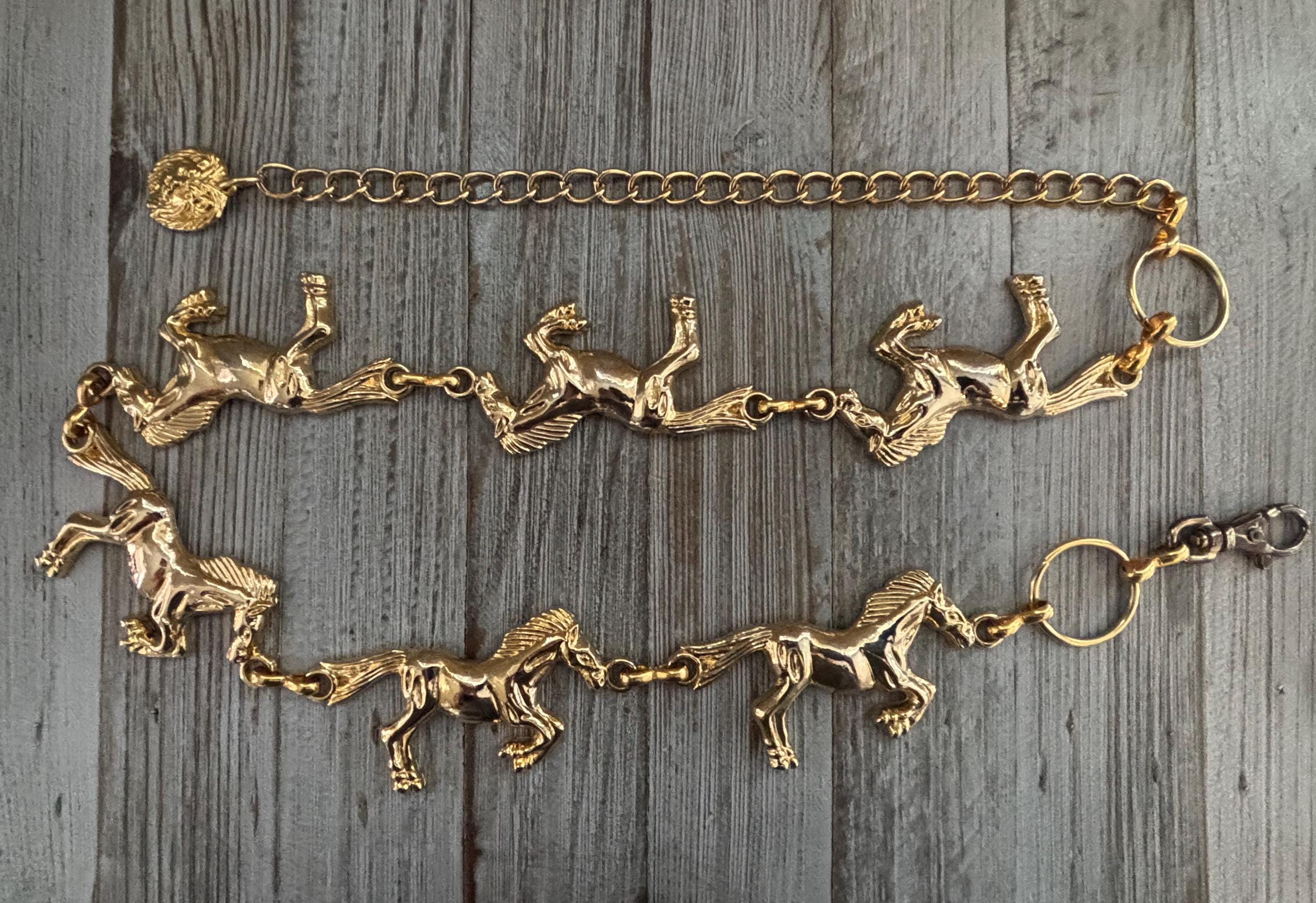 1980s/90s Anne Klein Suede + Chain Belt Anne Klein Vintage 80 main image 4