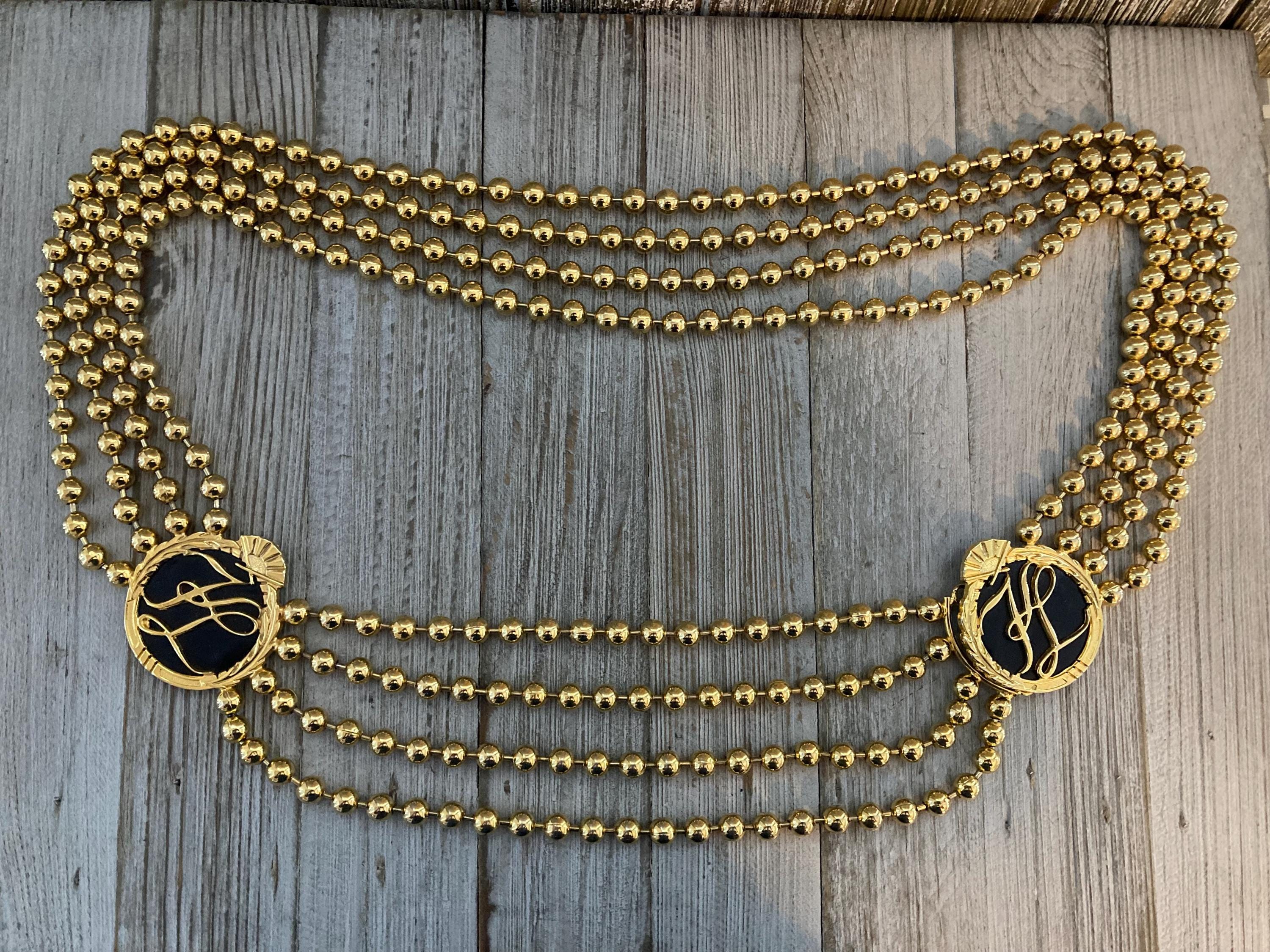 Exquisite KARL LAGERFELD Signed Vintage 1980
