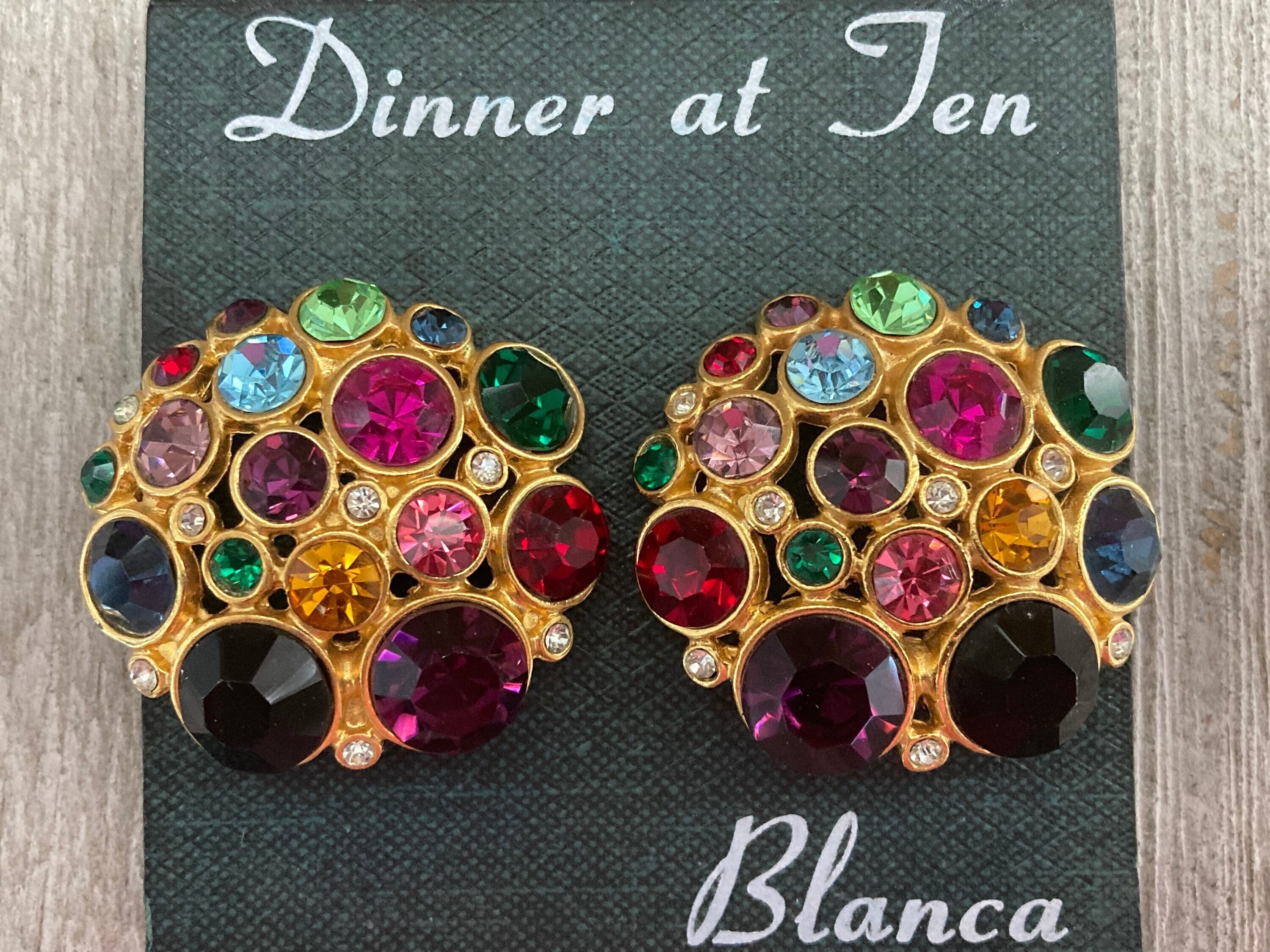 Stunning BLANCA Signed New Old Stock Vintage Gold With