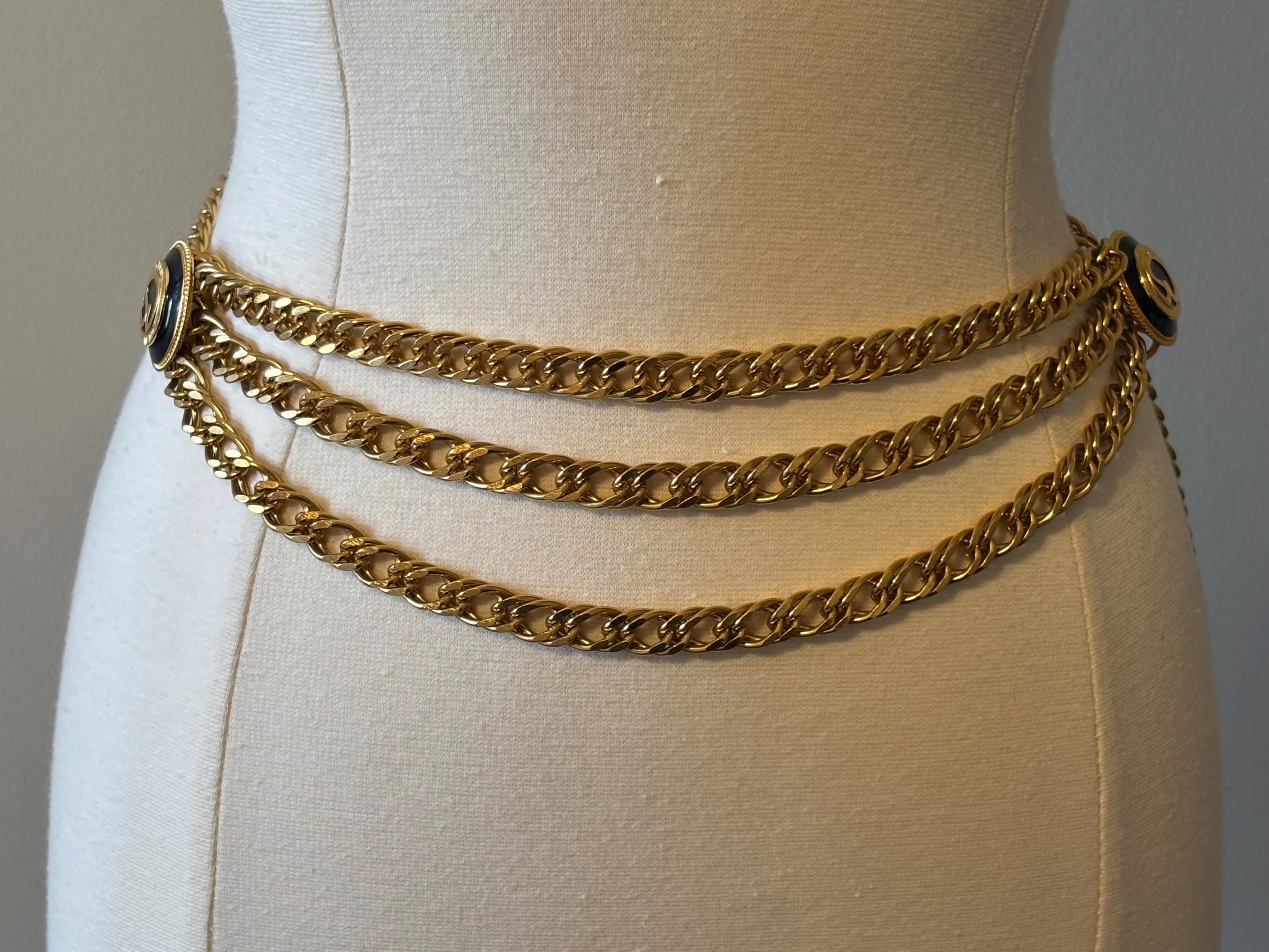 St. John Chain Belt - Etsy