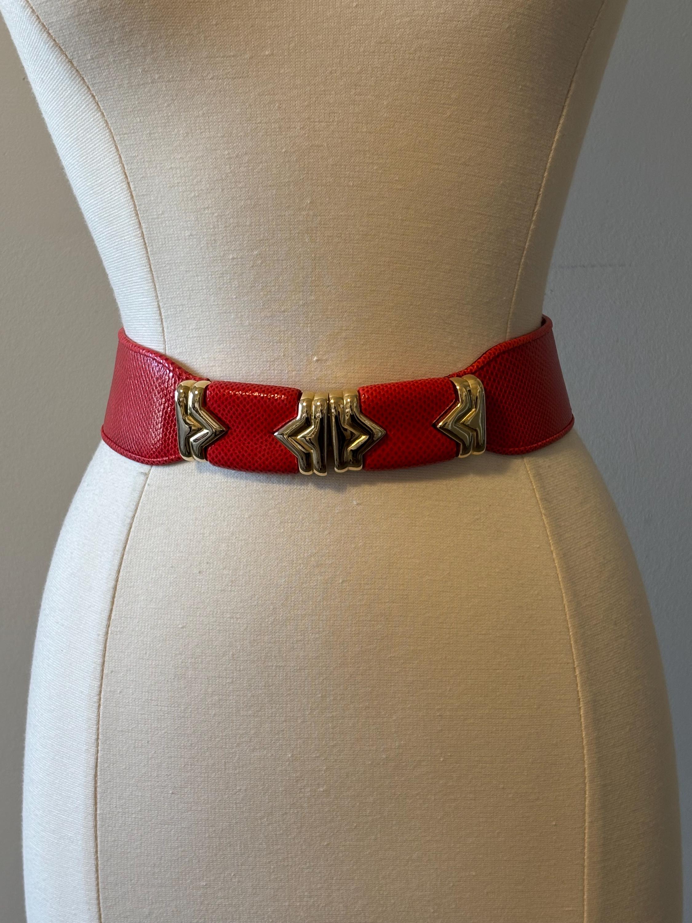 Judith Leiber Snakeskin Belt - Etsy display picture 1