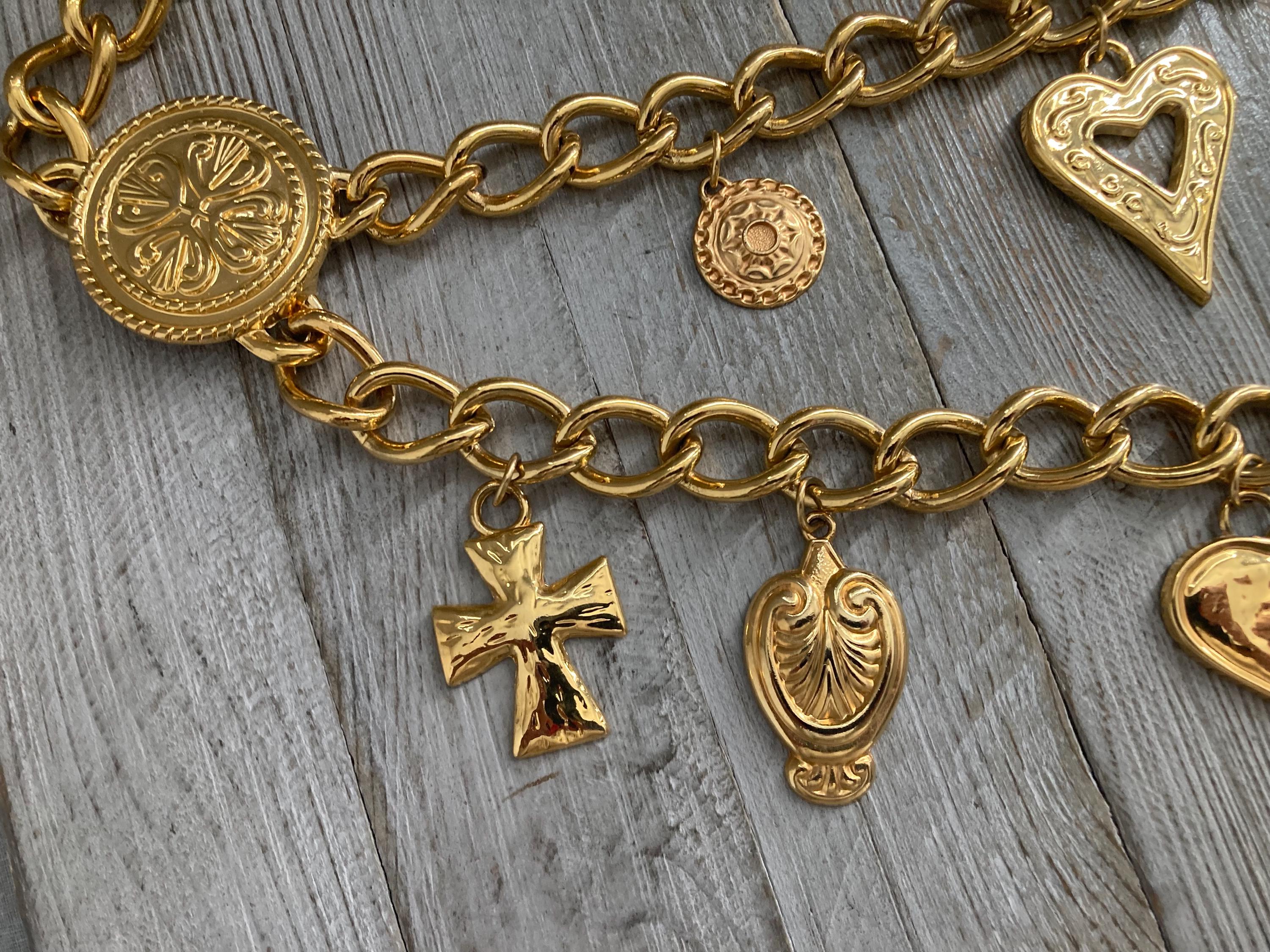 ESCADA エスカーダ チェーンベルト ゴールド Stunning ESCADA Rare Signed Vintage 1980's Ornate Gold