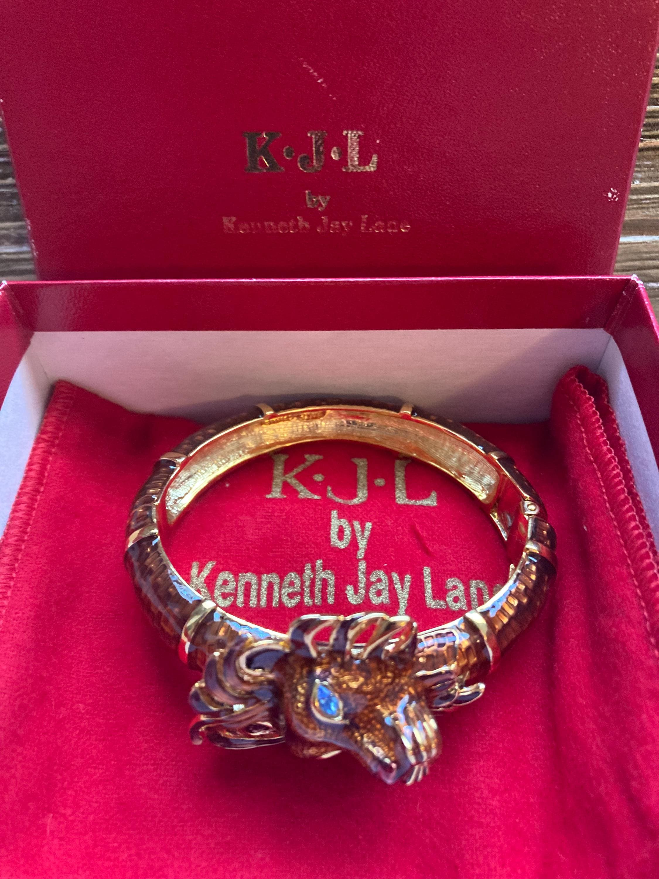 Spectacular Kjl/kenneth Jay Lane Signed Vintage 1990's New Old