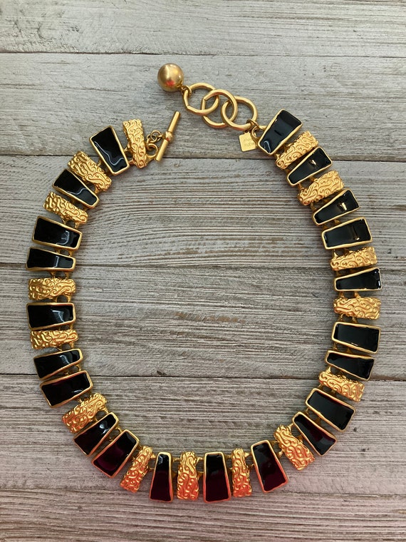 Amazing ANNE KLEIN Signed Vintage 1990's Gold And… - image 6