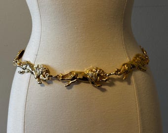 St. JOHN セントジョン チェーン　ベルトゴールド　24金GF 極上ST. JOHNサイン入りヴィンテージ1990年代ゴールドロゴ