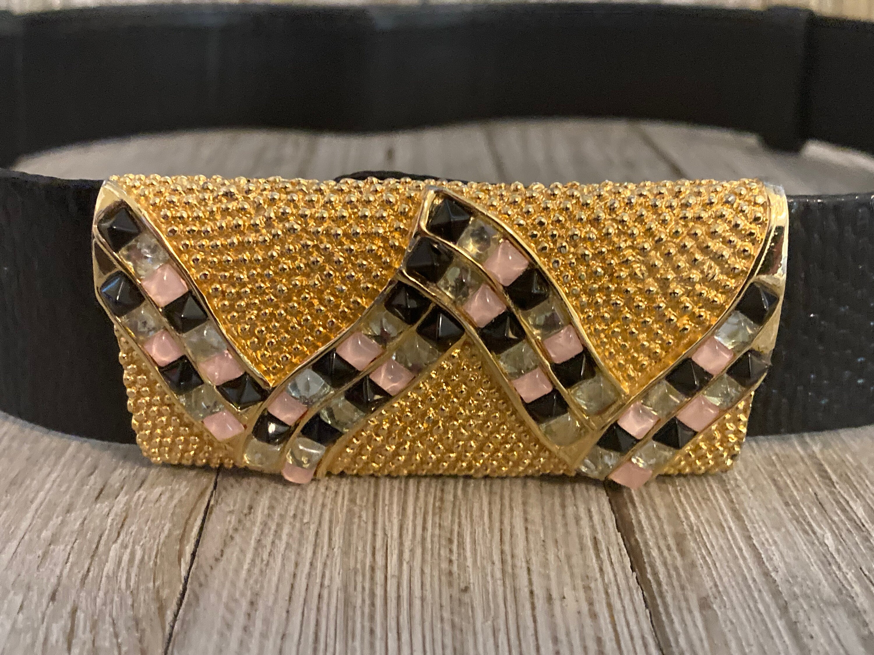 Vintage Judith Leiber Couture Snakeskin Belt. Adjustable. Judith Leiber 1980s Vintage Lion main image 4