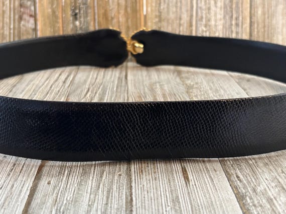 Gorgeous JUDITH LEIBER Signed Adjustable Black Sn… - image 8