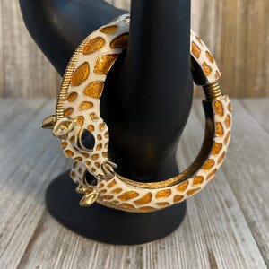 Fabulous Kjl/kenneth Jay Lane Vintage 1980's-90's Orange and Beige