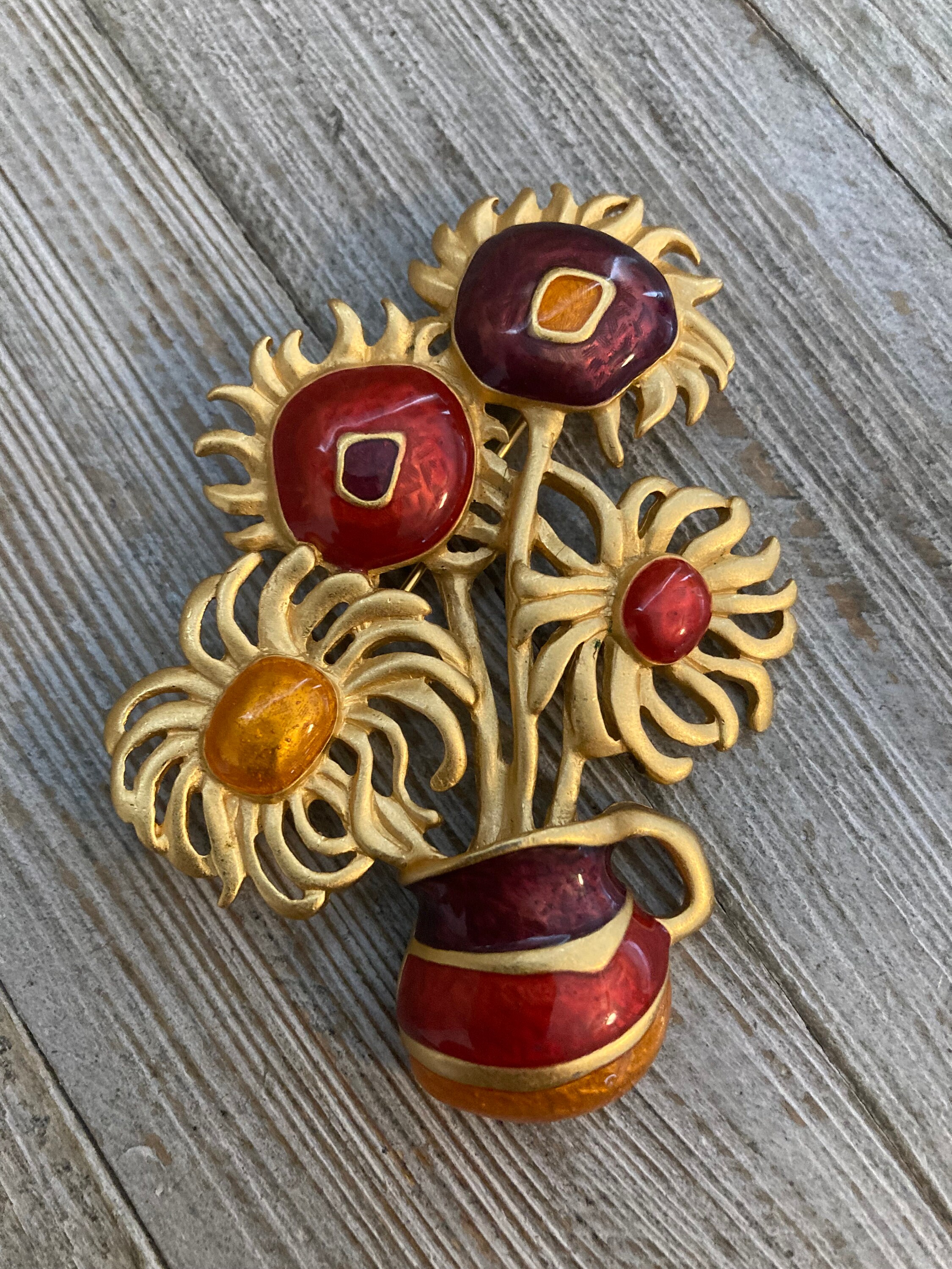 ◆希少◎レア◎イヴ・サンローラン ヴィンテージ ラージ フィッシュ ブローチ Ysl Brooch - Etsy