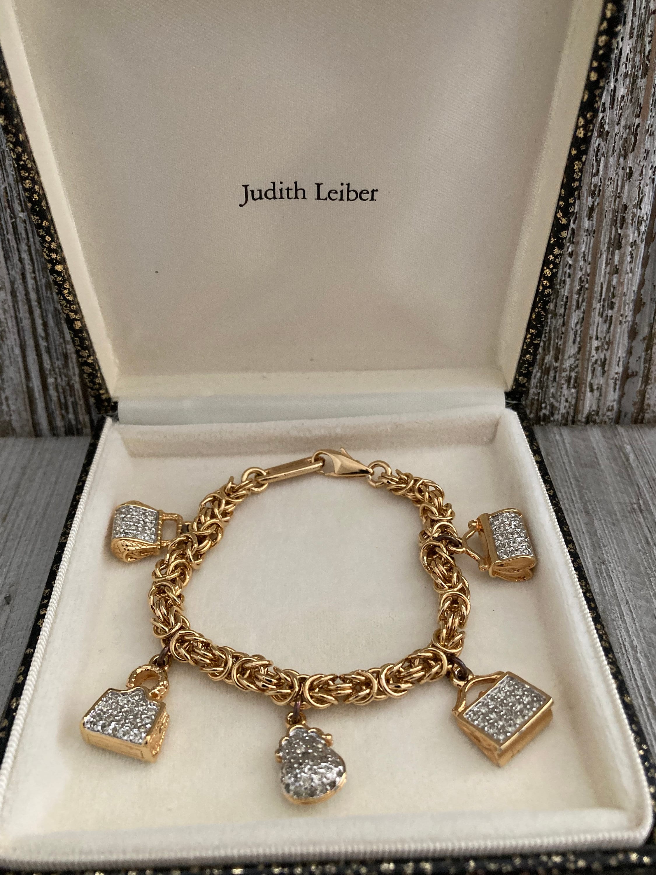 Breathtaking JUDITH LEIBER Signed New in Original Box Vintage