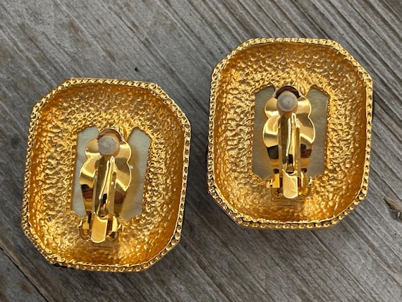 Beautiful Vintage 1990's Large Rectangular Black … - image 3