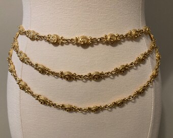 St John Chain Belt - Etsy