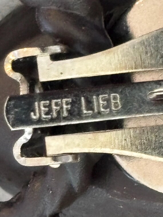 JEFF LIEB New Old Stock 1990's Brown With Orange … - image 8