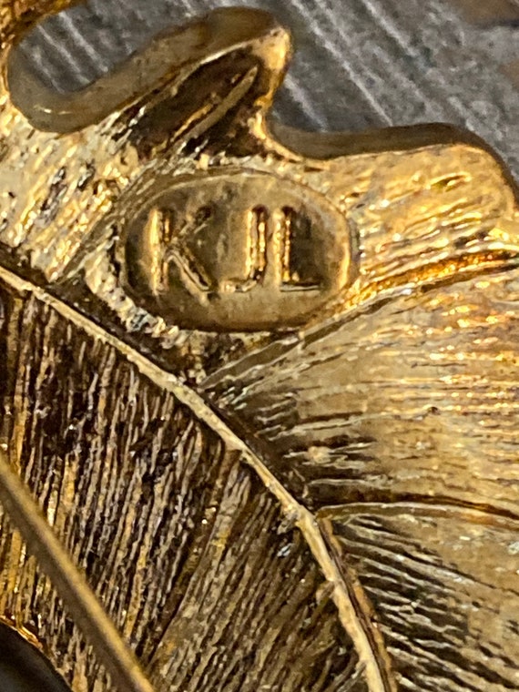 Stunning Vintage KJL/Kenneth Lane Multicolored Rh… - image 8