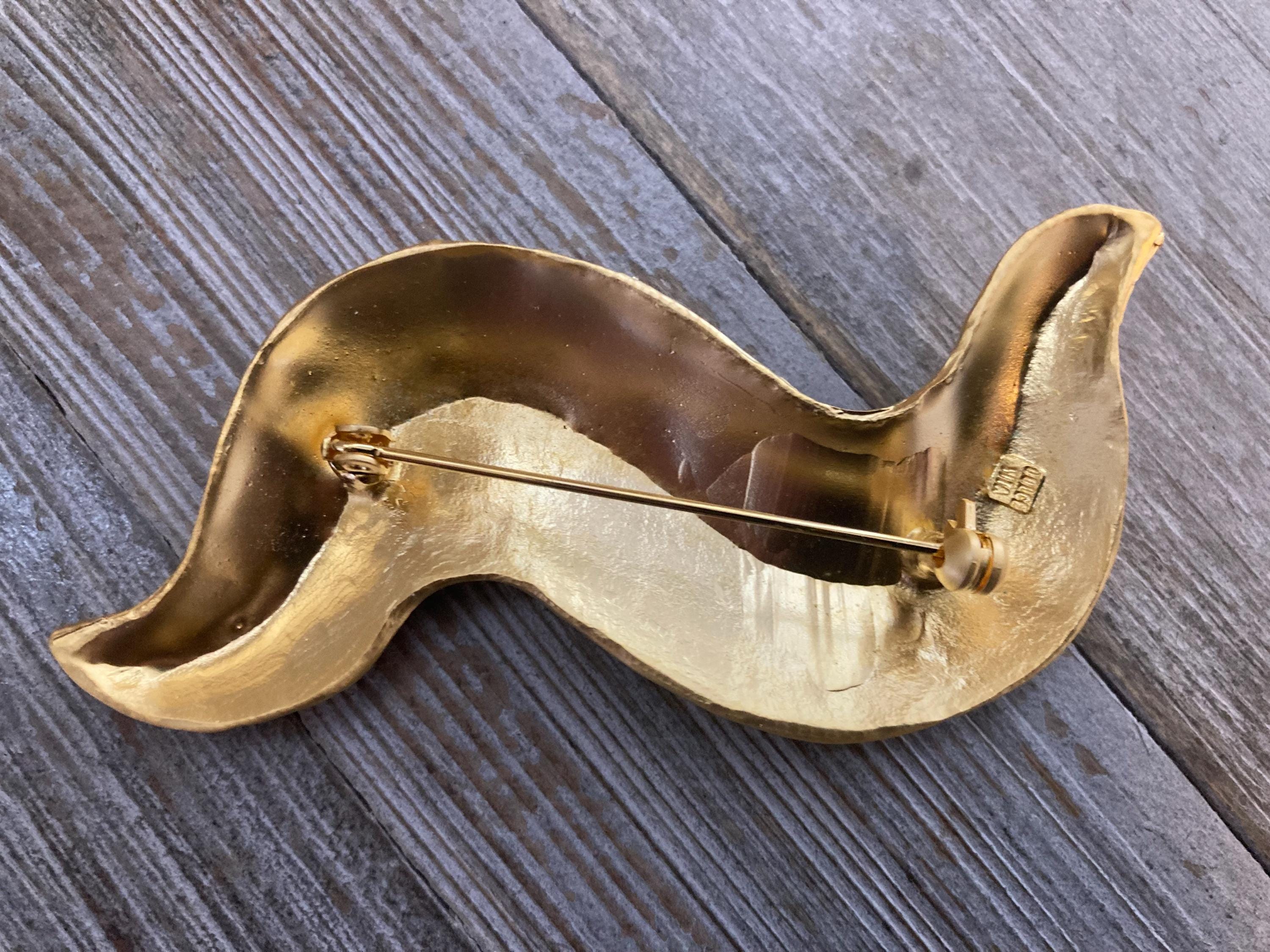 Broche Moderne Dolce Vita Paris - Bijou Neuf Avec étiquettes, Style Contemporain