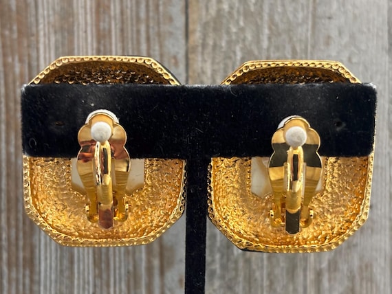 Beautiful Vintage 1990's Large Rectangular Black … - image 6